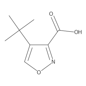 4-Tert-butyl-1,2-oxazole-3-carboxylic acid Structure