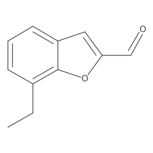 7-Ethyl-1-benzofuran-2-carbaldehyde结构式