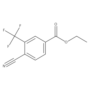 Ethyl 4-cyano-3-(trifluoromethyl)benzoate Structure