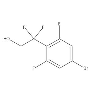 2-(4-Bromo-2,6-difluorophenyl)-2,2-difluoroethan-1-ol结构式