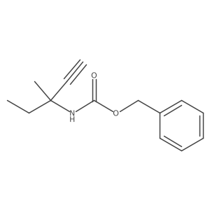 benzyl N-(3-methylpent-1-yn-3-yl)carbamate Structure