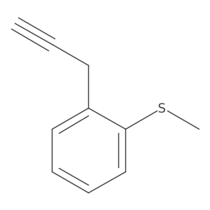 1-(Methylsulfanyl)-2-(prop-2-yn-1-yl)benzene Structure
