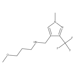 (3-methoxypropyl)({[1-methyl-3-(trifluoromethyl)-1H-pyrazol-4-yl]methyl})amine Structure