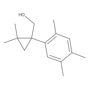 [2,2-Dimethyl-1-(2,4,5-trimethylphenyl)cyclopropyl]methanol Structure
