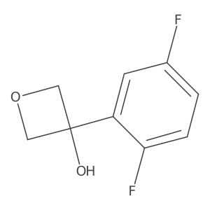 3-(2,5-Difluorophenyl)oxetan-3-ol Structure