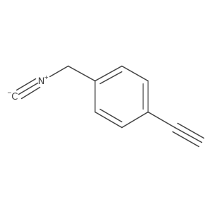 1-Ethynyl-4-(isocyanomethyl)benzene结构式