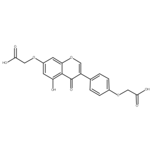 2-[4-[7-(Carboxymethoxy)-5-hydroxy-4-oxo-4H-1-benzopyran-3-yl]phenoxy]acetic acid Structure