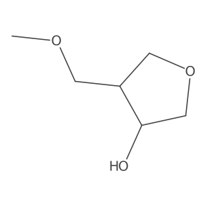 4-(Methoxymethyl)oxolan-3-ol Structure