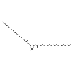 N-Octadecyl-Na(2)-[[1,3,3-trimethyl-5-[[(octadecylamino)carbonyl]amino]cyclohexyl]methyl]urea Structure