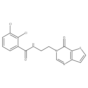 2,3-dichloro-N-(2-(4-oxothieno[3,2-d]pyrimidin-3(4H)-yl)ethyl)benzamide Structure