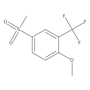 2-Methoxy-5-methylsulfonyl-benzotrifluoride Structure