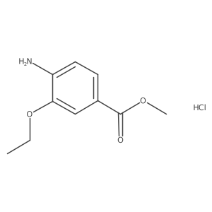 Methyl 4-amino-3-ethoxybenzoate hydrochloride结构式