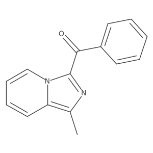 (1-Methylimidazo[1,5-a]pyridin-3-yl)phenylmethanone Structure