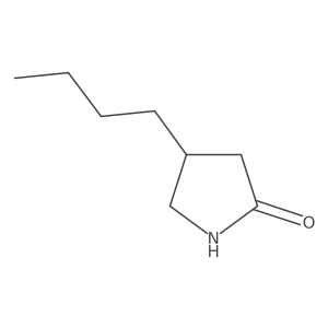 (R)-4-butylpyrrolidin-2-one结构式