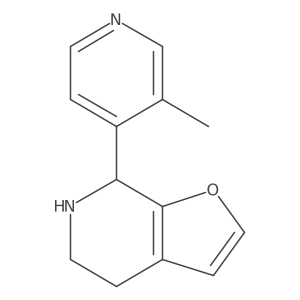 4-{4H,5H,6H,7H-furo[2,3-c]pyridin-7-yl}-3-methylpyridine结构式