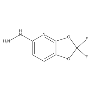 2,2-difluoro-5-hydrazinyl-2H-[1,3]dioxolo[4,5-b]pyridine Structure