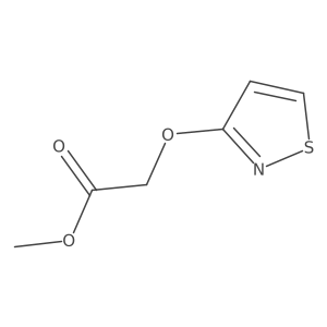 Methyl 2-(1,2-thiazol-3-yloxy)acetate Structure
