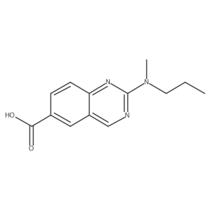 2-[Methyl(propyl)amino]quinazoline-6-carboxylic acid Structure
