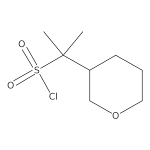 2-(Oxan-3-yl)propane-2-sulfonyl chloride Structure