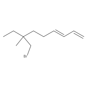 7-(Bromomethyl)-7-methylnona-1,3-diene结构式