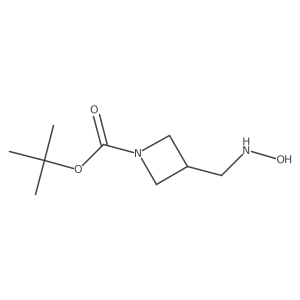 Tert-butyl 3-[(hydroxyamino)methyl]azetidine-1-carboxylate Structure