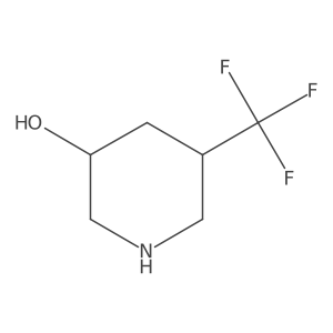 (3R,5S)-5-(trifluoromethyl)piperidin-3-ol结构式