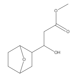 Methyl 3-hydroxy-3-{7-oxabicyclo[2.2.1]heptan-2-yl}propanoate结构式