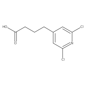 4-(2,6-Dichloropyridin-4-yl)butanoic acid结构式