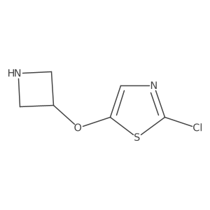 5-(Azetidin-3-yloxy)-2-chloro-1,3-thiazole结构式