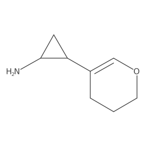 2-(3,4-dihydro-2H-pyran-5-yl)cyclopropan-1-amine Structure