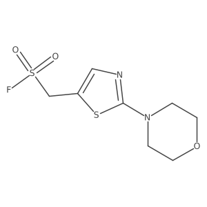 [2-(Morpholin-4-yl)-1,3-thiazol-5-yl]methanesulfonyl fluoride Structure