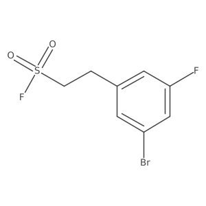 2-(3-Bromo-5-fluorophenyl)ethane-1-sulfonyl fluoride Structure