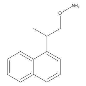 O-[2-(naphthalen-1-yl)propyl]hydroxylamine Structure