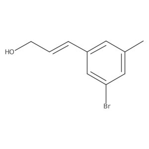 3-(3-Bromo-5-methylphenyl)prop-2-en-1-ol结构式