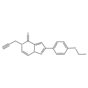 2-(4-ethoxyphenyl)-5-(prop-2-yn-1-yl)-4H,5H-pyrazolo[1,5-a]pyrazin-4-one Structure