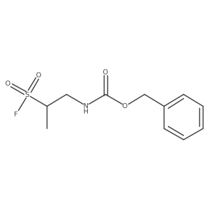 Benzyl N-(2-fluorosulfonylpropyl)carbamate结构式