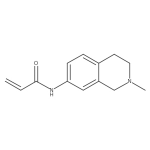 N-(2-Methyl-3,4-dihydro-1H-isoquinolin-7-yl)prop-2-enamide结构式