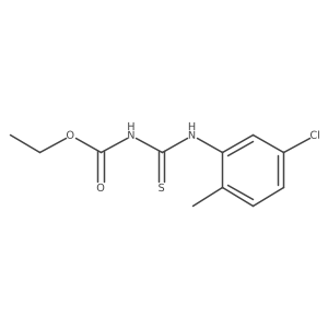 ethyl N-[(5-chloro-2-methylphenyl)carbamothioyl]carbamate Structure