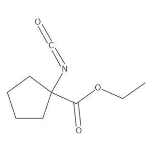 Ethyl 1-isocyanatocyclopentane-1-carboxylate Structure