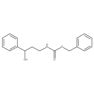 benzyl N-[(3R)-3-hydroxy-3-phenylpropyl]carbamate Structure
