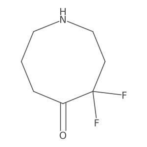 4,4-Difluoroazocan-5-one Structure