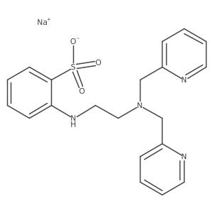 Sodium 2-((2-(bis(pyridin-2-ylmethyl)amino)ethyl)amino)benzenesulfonate Structure
