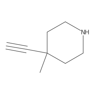 4-Ethynyl-4-methylpiperidine Structure