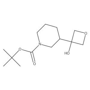 Tert-butyl 3-(3-hydroxyoxetan-3-yl)piperidine-1-carboxylate Structure