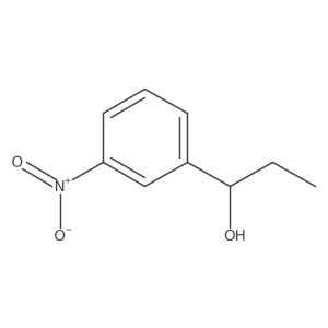 (1R)-1-(3-nitrophenyl)propan-1-ol结构式