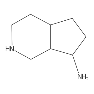 (4aS,7R,7aS)-2,3,4,4a,5,6,7,7a-octahydro-1H-cyclopenta[c]pyridin-7-amine Structure