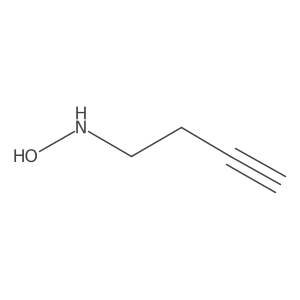 N-(but-3-yn-1-yl)hydroxylamine结构式