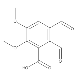 2,3-Diformyl-5,6-dimethoxybenzoic acid结构式