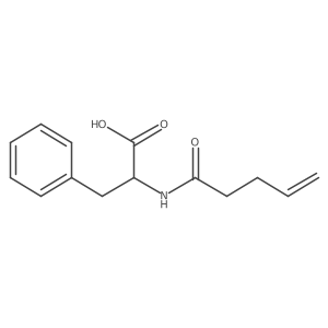 N-(1-Oxo-4-penten-1-yl)-L-phenylalanine结构式