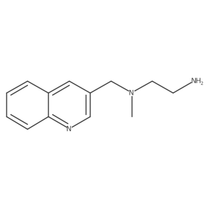 (2-Aminoethyl)(methyl)[(quinolin-3-yl)methyl]amine Structure